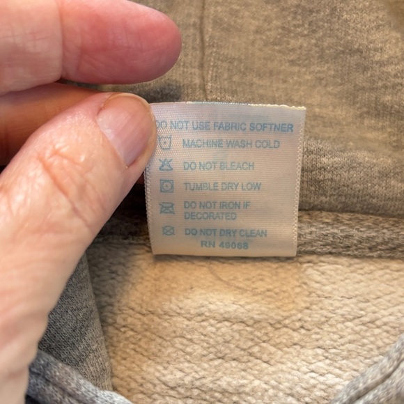 Soffe Gray University of Virginia Hoodie Sweat Shirt Size Small - Picture 3 of 9